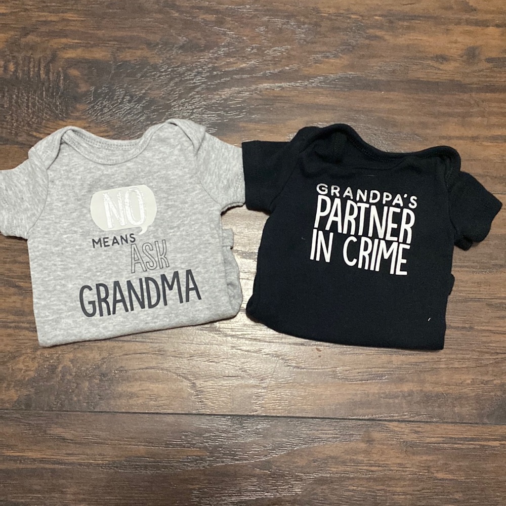 B2G1 FREE grandparent onesies